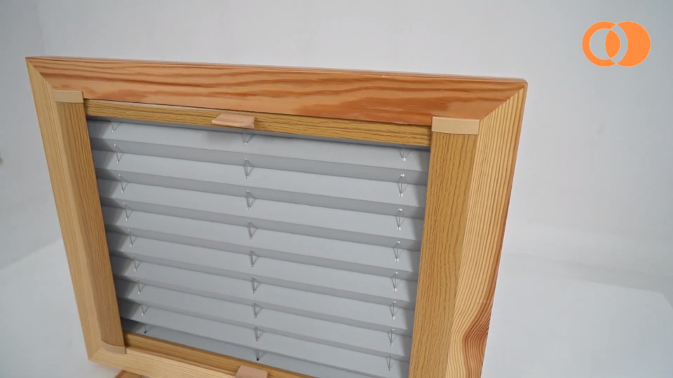 Perfect fit of pleated blind COSIMO SL